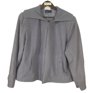 Anne Klein Light Gray Jacket / Wms 1X-2X